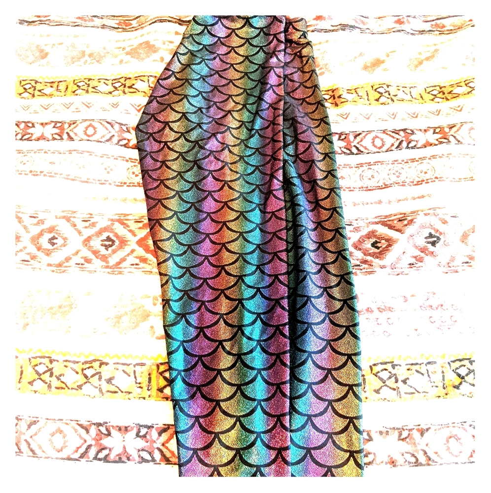 BlackMilk rainbow mermaid leggings